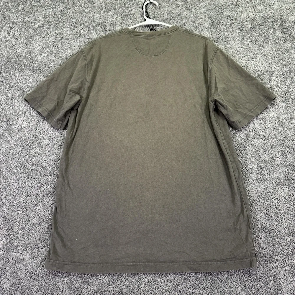 Duluth Trading Co Shirt Mens Medium Gray Longtail T Pocket Tee Workwear